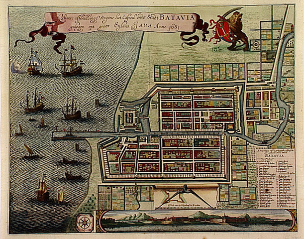 VOC hoofdkwartier "Batavia" op Java