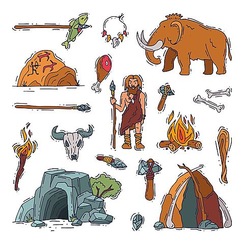 La época del Paleolítico Inferior 600.000 a. C.