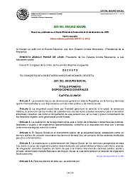 Reforma a la Ley del Seguro Social