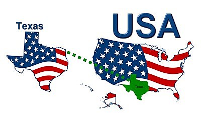 Texas joins the United States