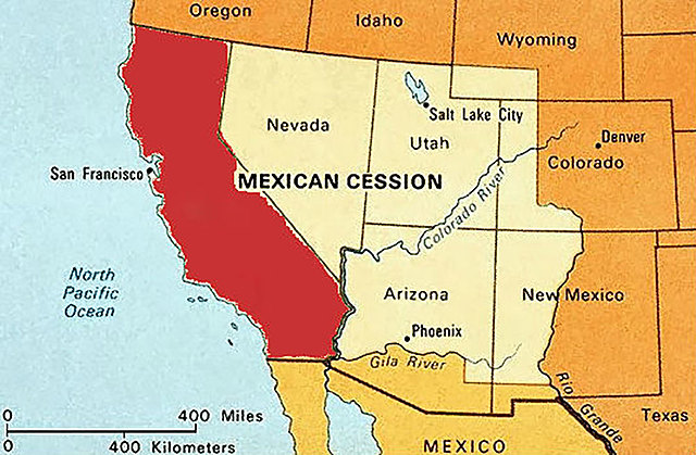 End of the US-Mexico War: Treaty of Guadalupe Hidalgo