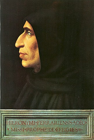 Girolamo Savonarola de Fray Bartolommeo (Óleo sobre madera / 53 x 47 cm)