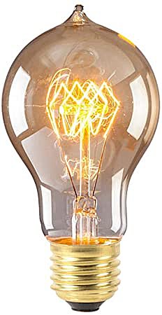 La bombilla incandescente