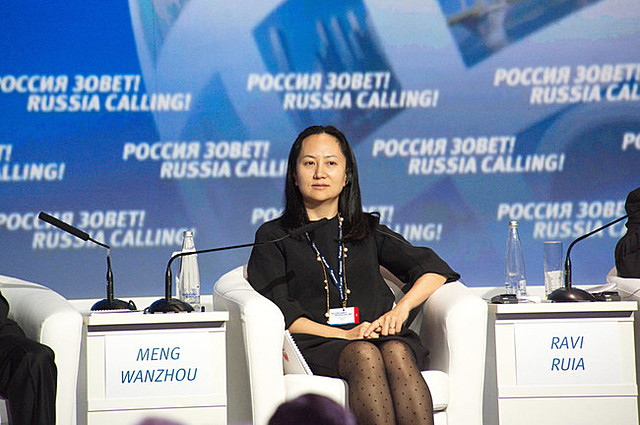 Detención de Meng Wanzhou por acusaciones de la empresa Huawei