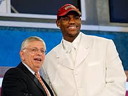 LeBron James is drafted