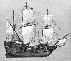 The Mayflower Sails
