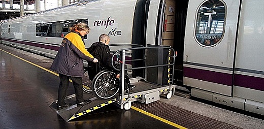 Transporte ferroviario accesible- Madrid