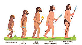 Timeline: El origen del lenguaje surge con el Homo Sapiens hace 200,000 años aprox.