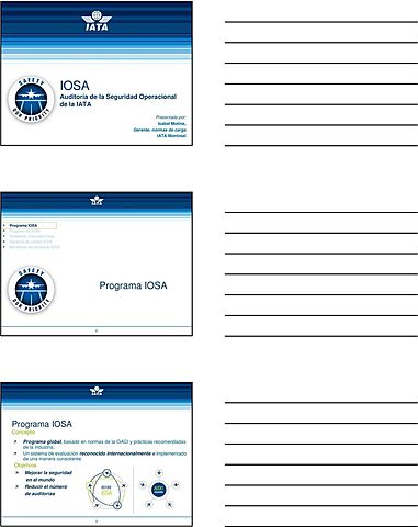 Auditoría de seguridad operacional para los miembros de IATA