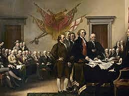 La declaración de la Independencia Estados Unidos