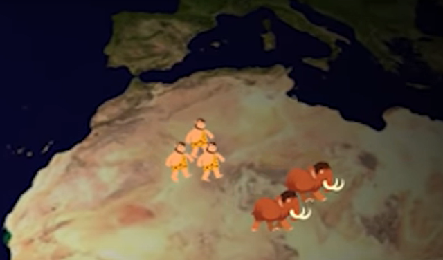 Era paleolítica comienza con la aparición de los primeros seres humanos, los hombres eran nómadas y cazadores, contaban con un lenguaje primitivo