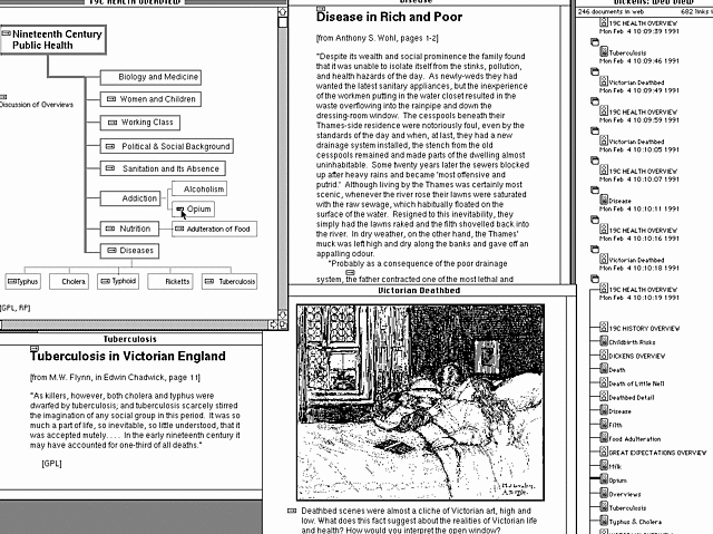 Intermedia, tercer proyecto de hipertextos desarrollado en Brown
