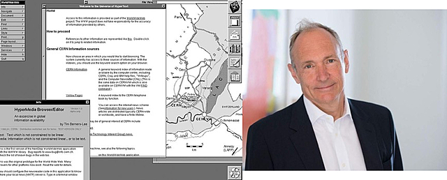 1990 First Web Browser and Editor