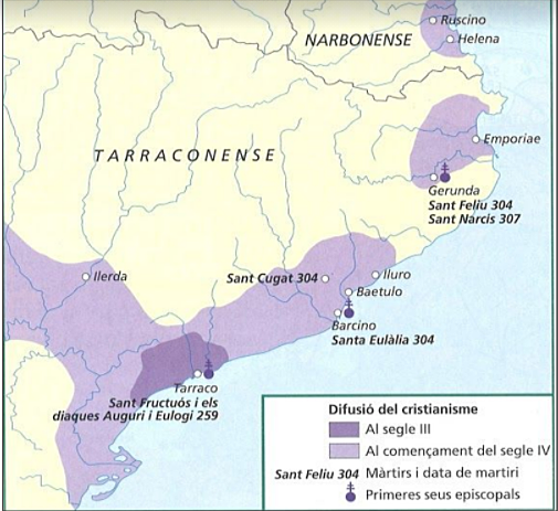 La cristianització d’Hispània