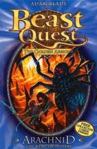 Beast Quest the golden armour arachnid the king of spiders