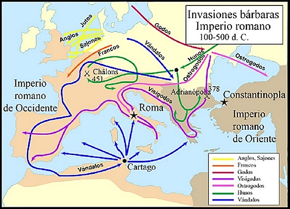 Divisió de L'imperi romà