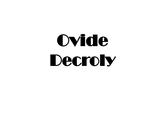 5  Ovide Decroly (1871- 1932) fue un pedagogo, psicólogo, médico y docente belga.