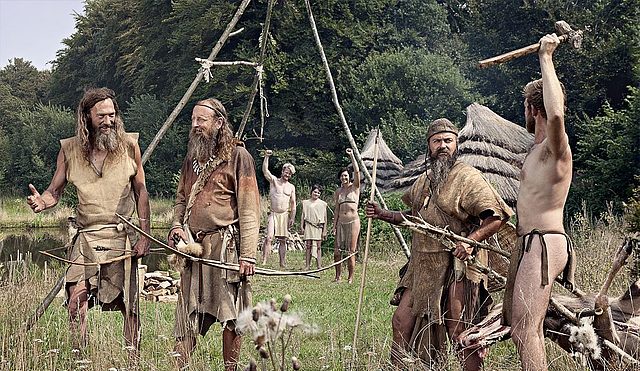 De eerste moderne mens vestigt in Nederland