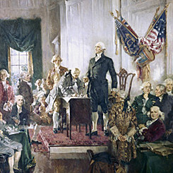 US Constitution Signed
