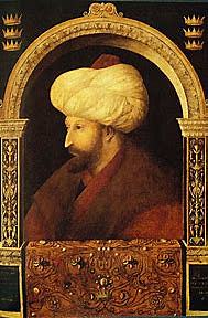 Bellini paint "Portrait of Mehmet 2"