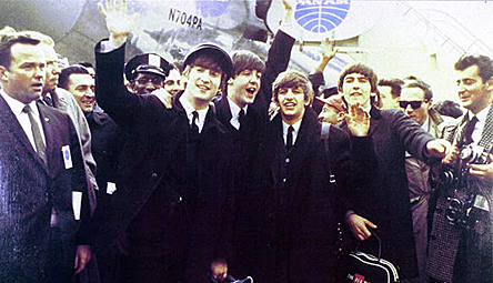 Los Beatles aterrizan en el JFK