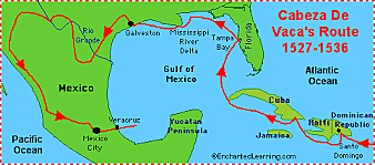 Álvar Núñez Cabeza de Vaca: was part of a Spanish expedition to Florida in 1528.