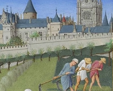 Edad media es el paso de gobiernos centrales con grandes territorios a poderes divididos llamados feudos. Ademas de una fuerte influencia en la sociedad por parte de las religiones monoteístas de la zona.