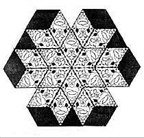 Plane-Filling Motif with Human Motifs