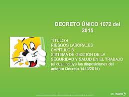 DECRETO 1072 DE 2015