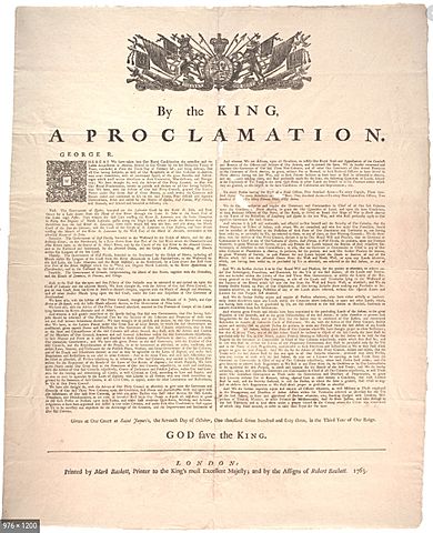 Proclamation of 1763