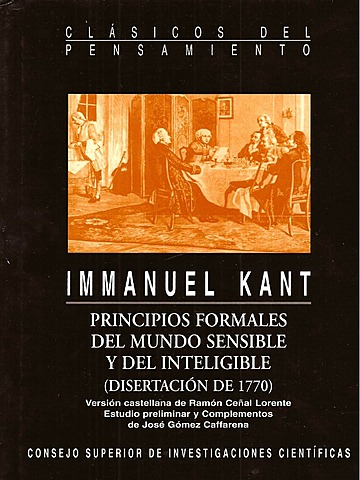 Kant fue nombrado profesor de Lógica y Metafísica en la Universidad de Königsberg. Kant escribió Disertación