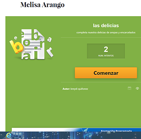 Juegos- Melisa Arango