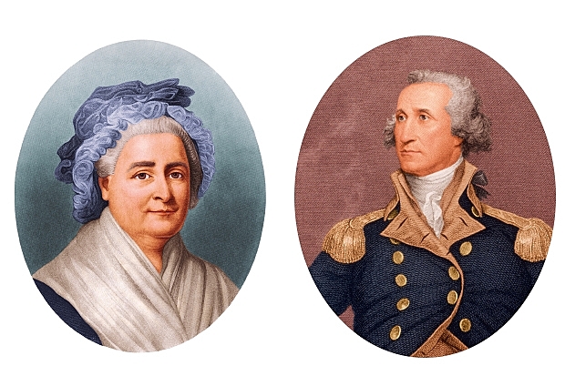 George and Martha Washington