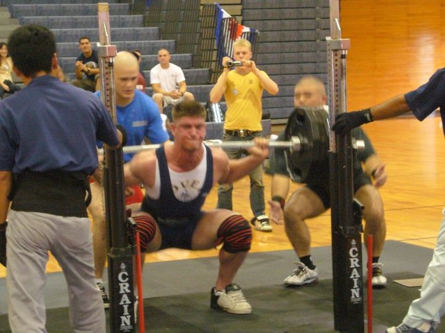The day of my first powerlifting meet.