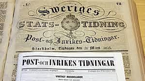 La llegada del periodico.