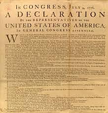 Adoption of the Declaration of Independence