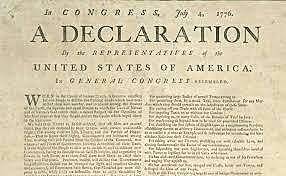 The Declaration Of Independence Goes Into Effect