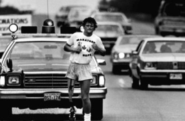 Terry Fox Begins Marathon Of Hope