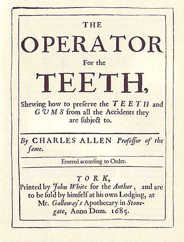The operator for the teeth