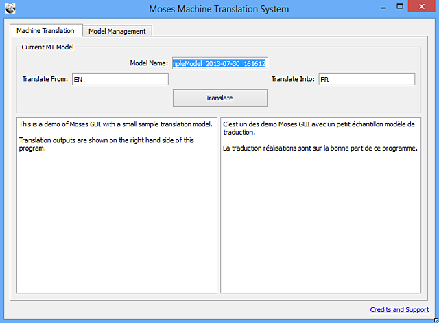Primer software de traducción