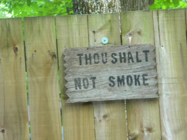 The first anti-smoking activist!