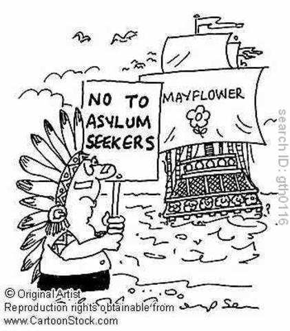 Pilgrim Fathers arrive in the New World