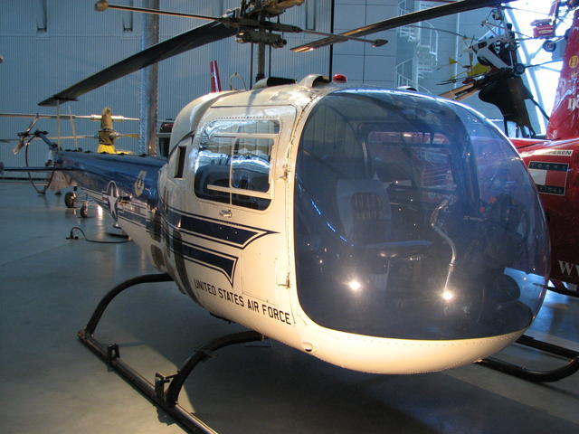 The first helicopter used for travel.