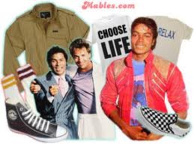 Men's 80's clothing