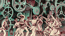 Timeline: Antecedentes del Hombre y Naturaleza correspondiente a la etapa Pre-Industrial e Industrial