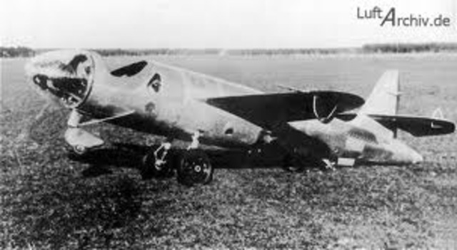 The first rocket powered aircraft flown for a good amount of time.