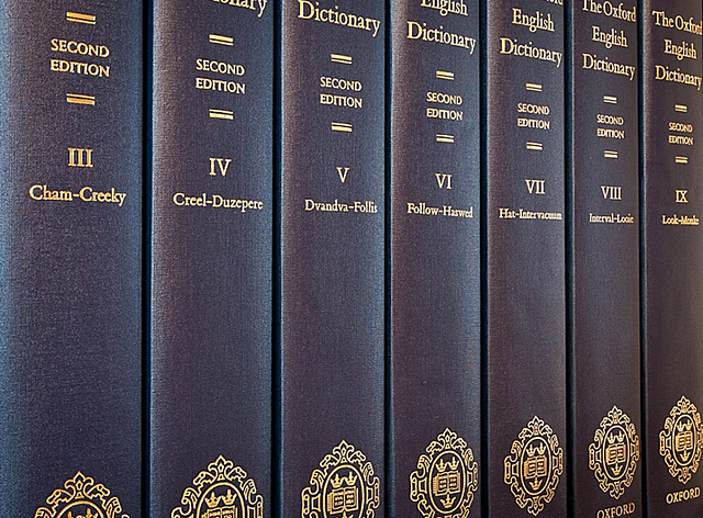 Oxford University Press publishes the A volume of its New English Dictionary, which will take 37 years to reach Z