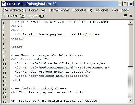 World Wide Web, Lenguaje HTML, Servidor Wed