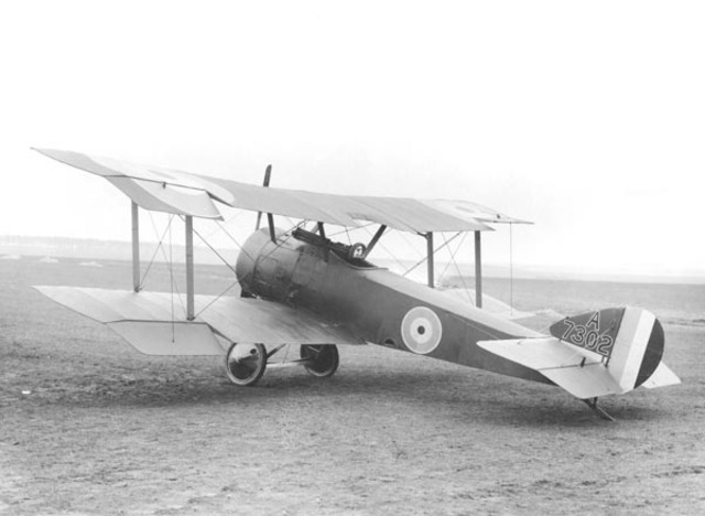 Joined the British Royal Flying Corps