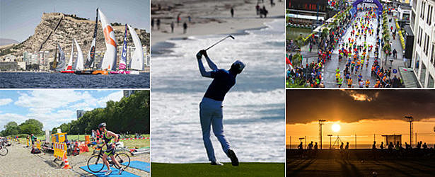 Miguel Lisbona, Xavier Medina y Ricardo Sanchez presentan el "Turismo deportivo"